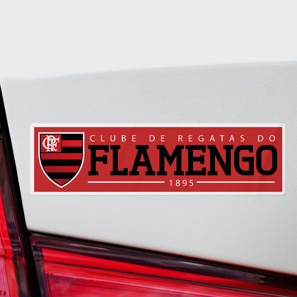 (2 pack) Flamengo Brazil Bumper Sticker Adesivo Soccer Futebol Clube Regatas