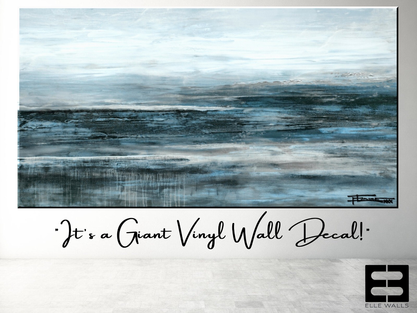 Home Decor Giant Wall Art removable Vinyl Decal Stickers, up to 12 feet wide