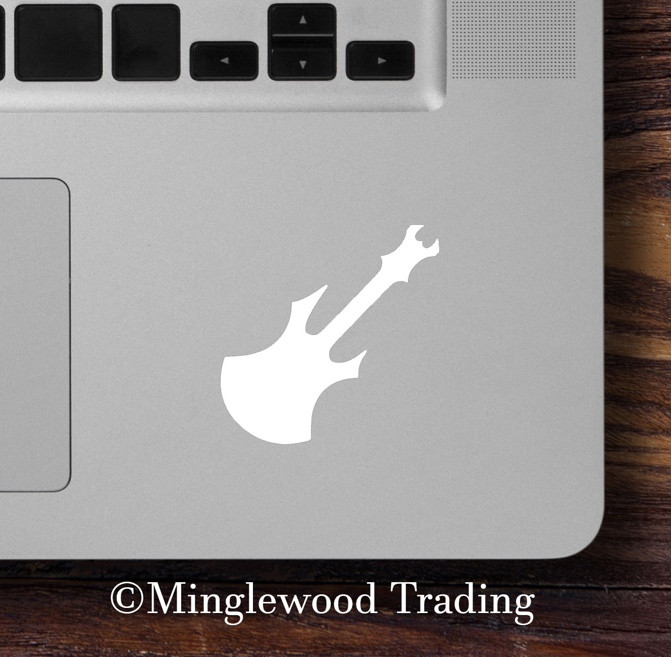 Electric Guitar | Vinyl Decal Sticker | Heavy Metal Rock and Roll |