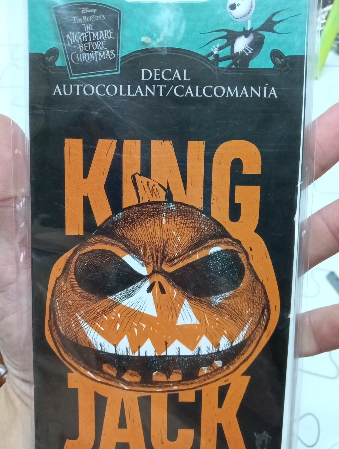 the nightmare before christmas Jack Skellington King Jack Decal
