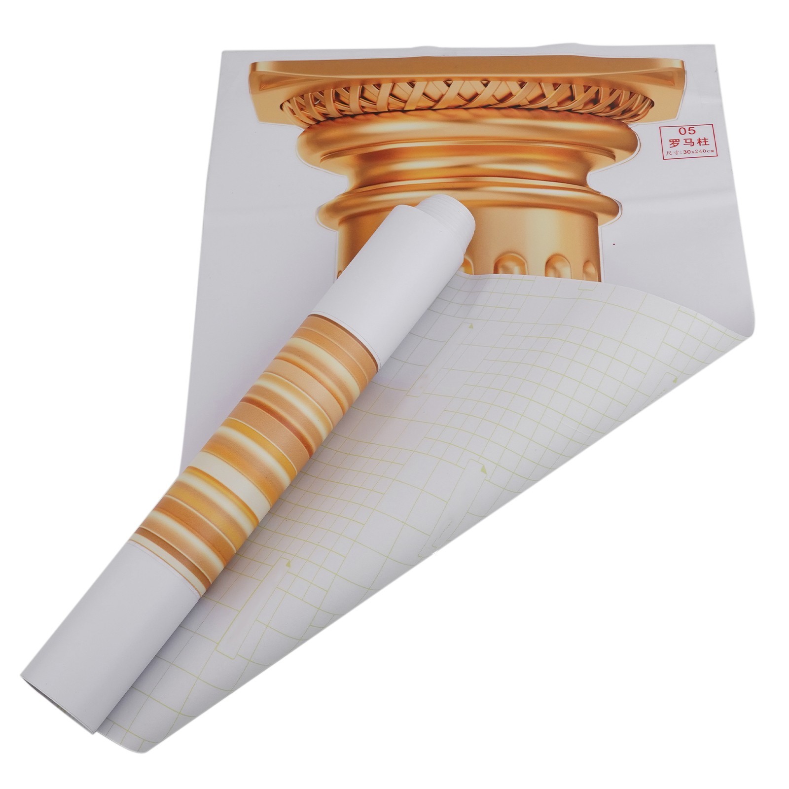 Modern and Elegant 3D Roman Column Wall Decor Easy to Apply and Remove