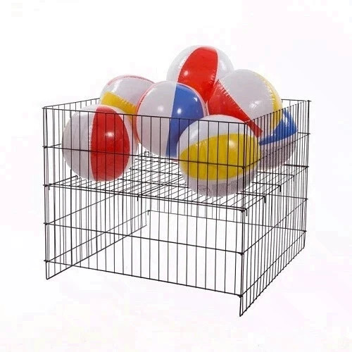 Econoco GTCECB 36" Square Economy Dump Bin Black Wire Retail Display Basket