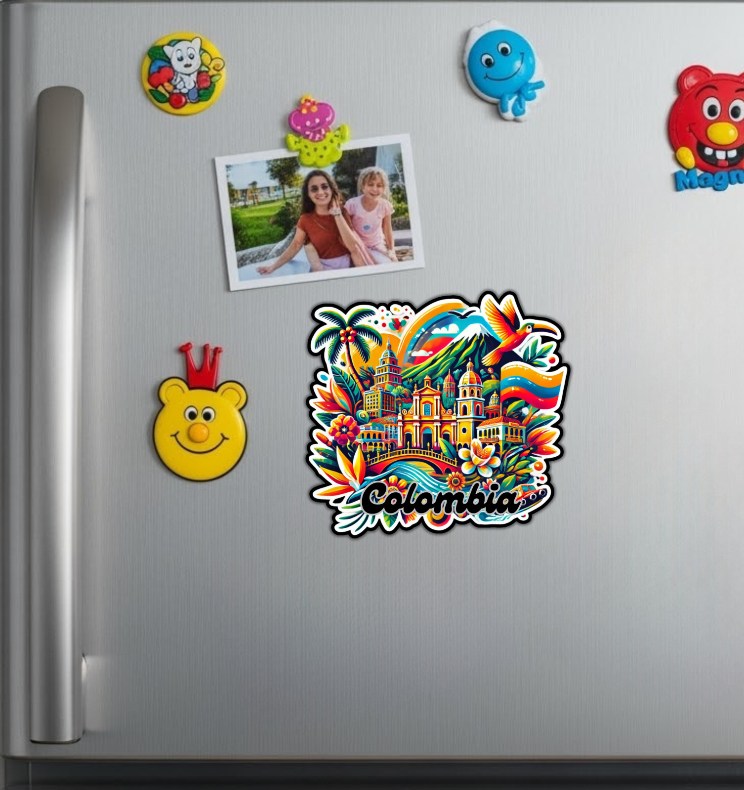 Colombia Fridge Magnet or Laptop Sticker