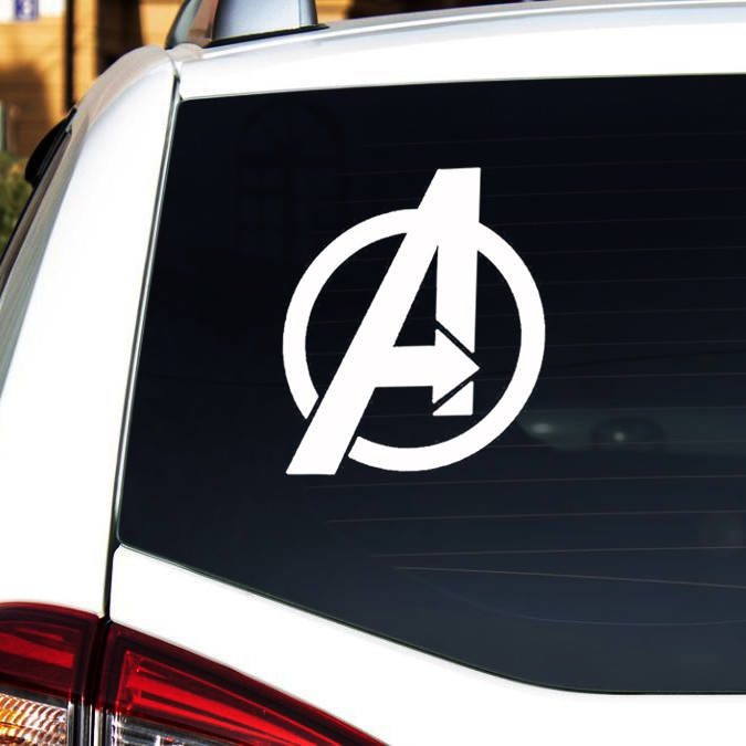 Avengers-Marv-Decal/Sticker-CHOOSE SIZE & COLOR-Marvel-Comics-Superhero-Iron Man