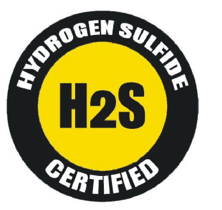 H2S Hydrogen Sulfide Certified Hard Hat Decal Hardhat Sticker Helmet Label H232