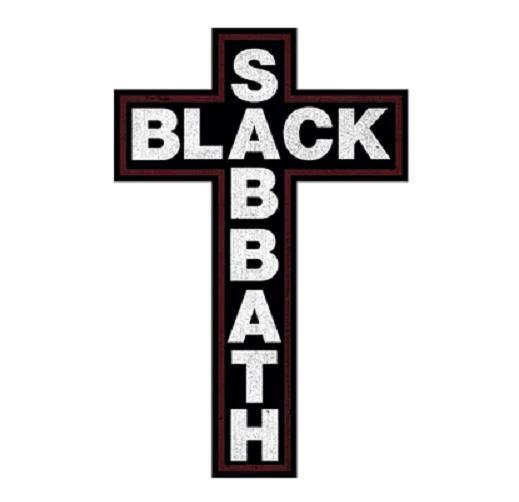 Black Sabbath Cross Logo Die Cut Sticker Decal Official Heavy Metal