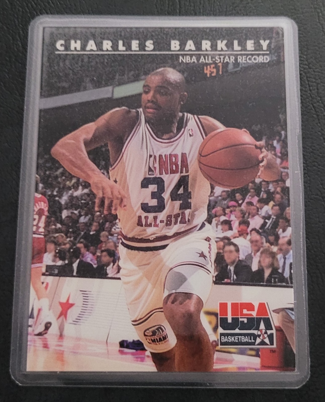 Charles Barkley Basketball Card HOF Fridge/Locker/Cabinet Laminated Magnet