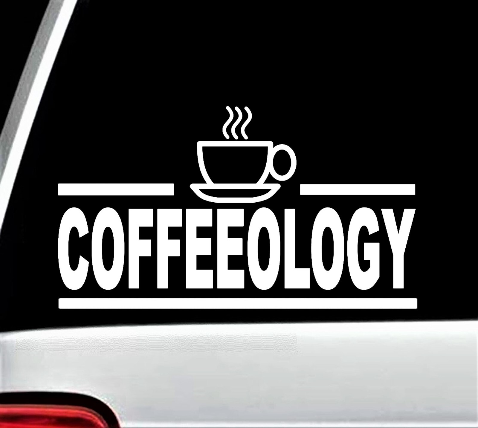 Coffeeology Coffee Cup Decal Kitchen Brew Station Cafe Bistro Starbucks M1027