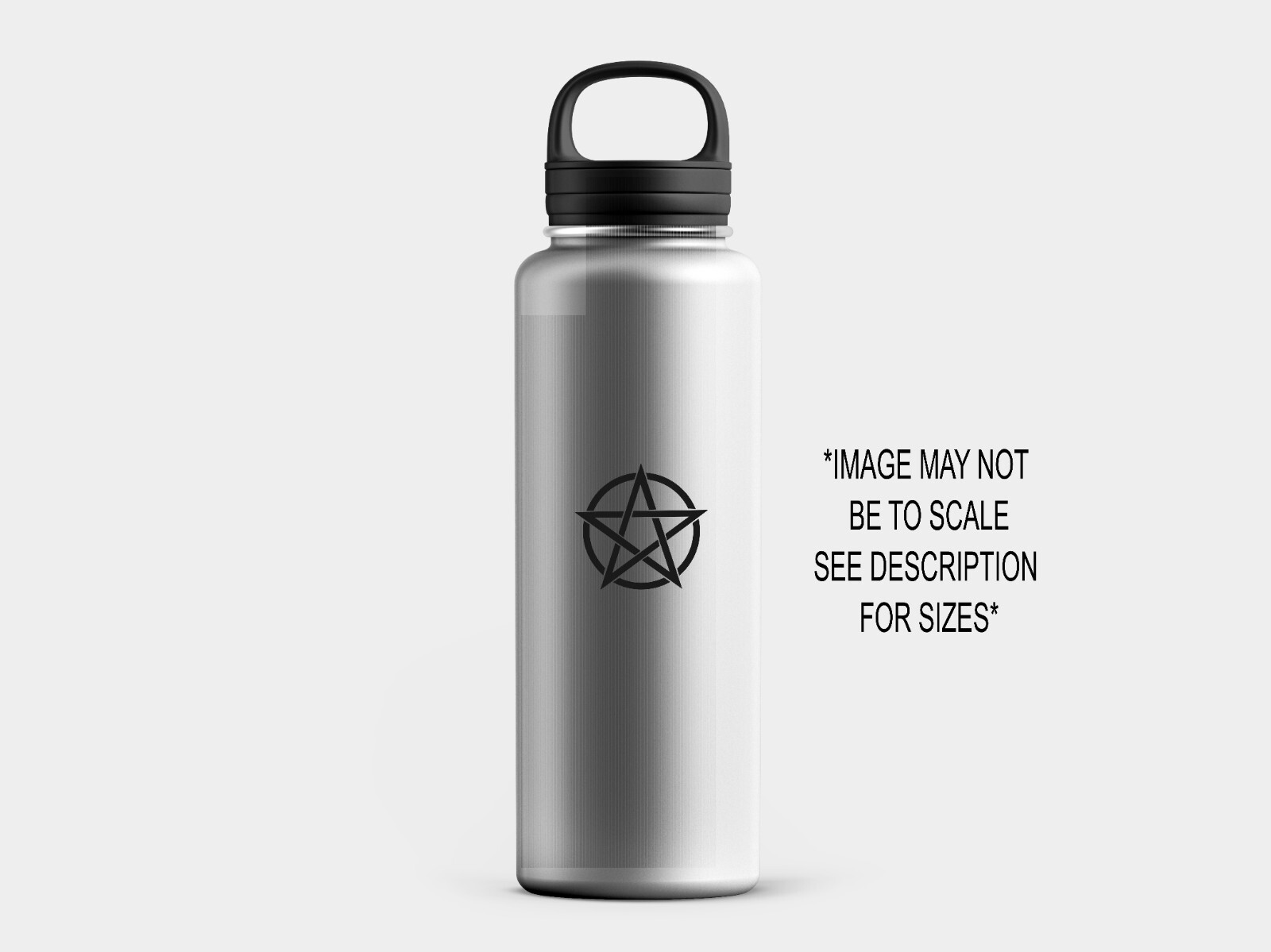 Pentacle Pentagram Symbol vinyl decal, car/tumbler/wall sticker- large sizes