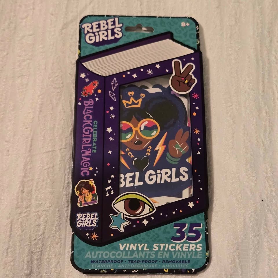 Rebel Girls 35 Vinyl Sticker Pack Celebrate Black Girl Magic New Stickers [TE]