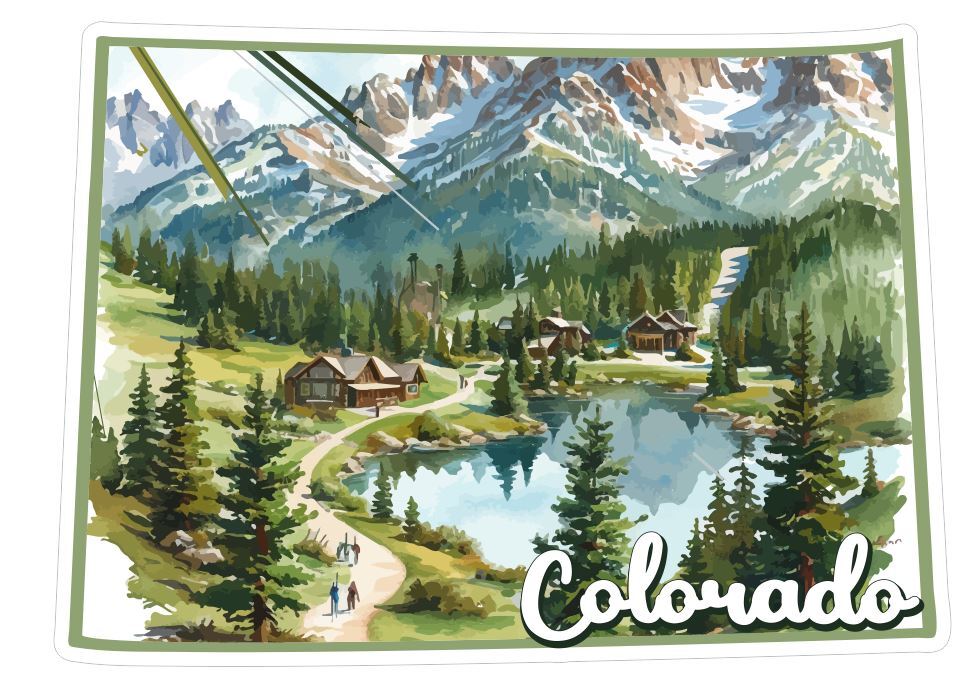 Colorado Sticker Stickers A234
