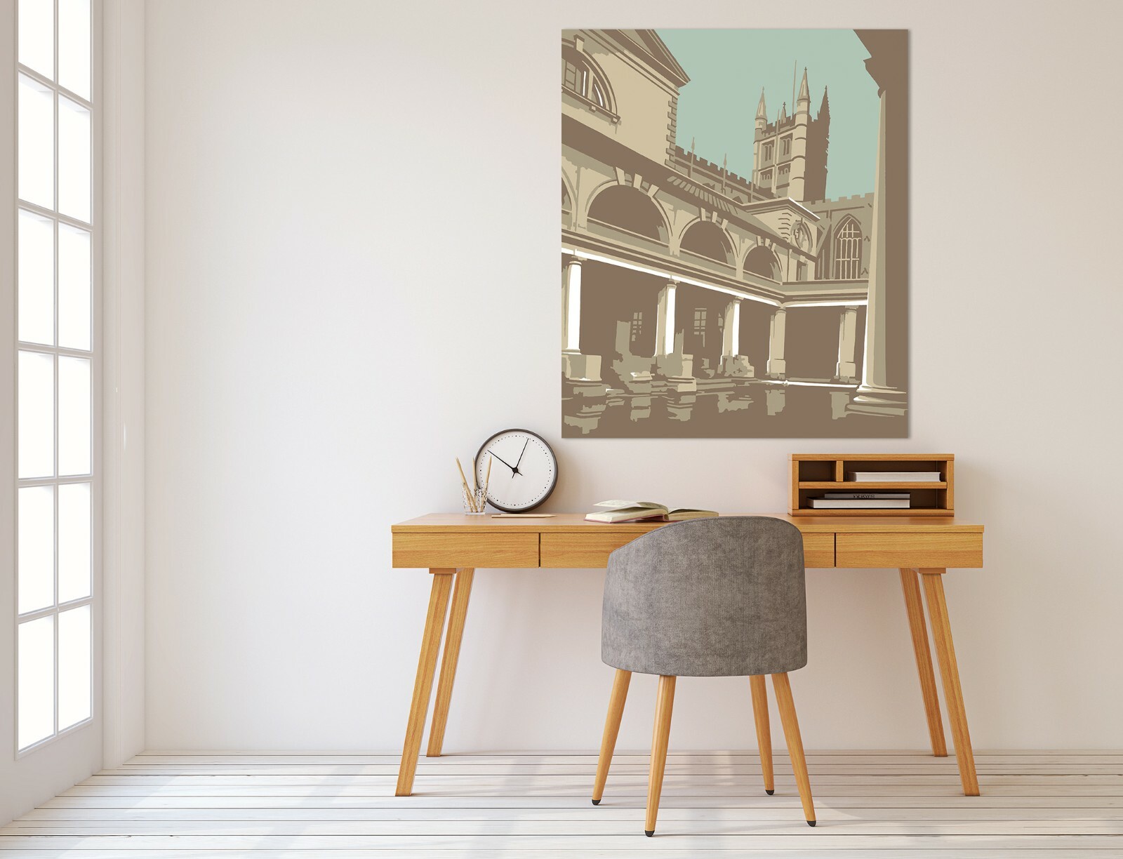 3D Church Yard ZHU001 Wall Stickers Wall Murals Wallpaper Steve Read Zoe