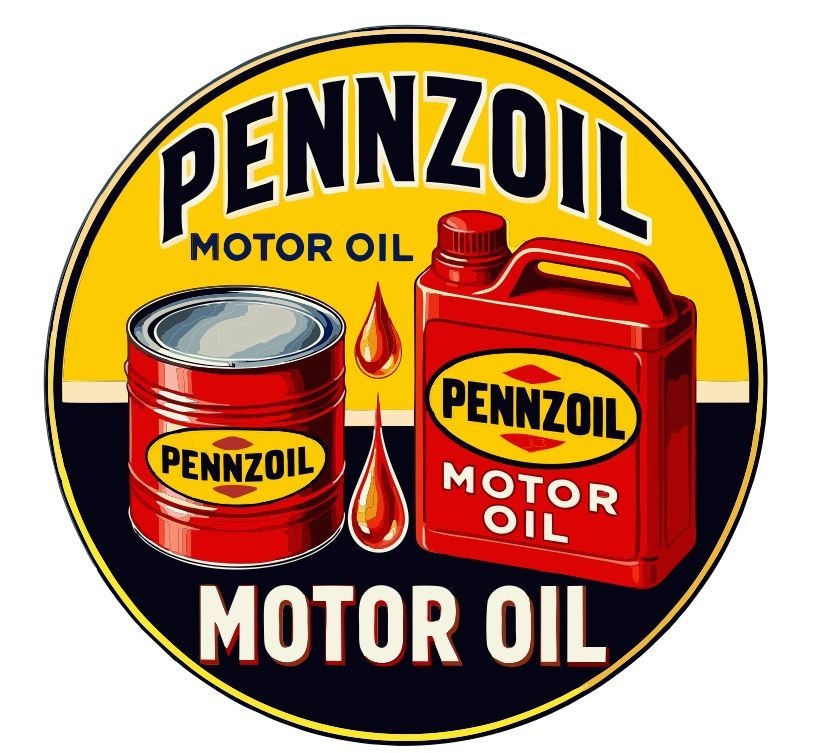 Pennzoil Motor Oil Gas Pump Gas Station Racing Sticker Decal R8440