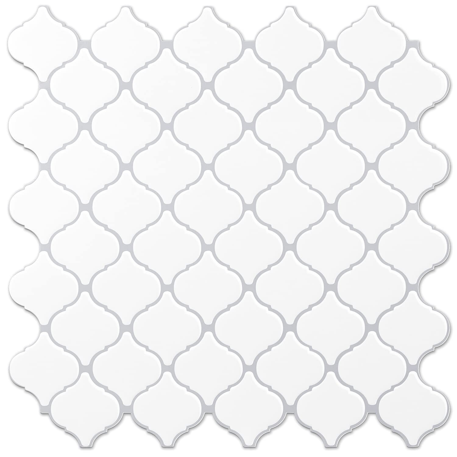 Peel and Stick Backsplash Tile 12"x12" Vinyl 2-3mm Thick Self Adhesive – Easy