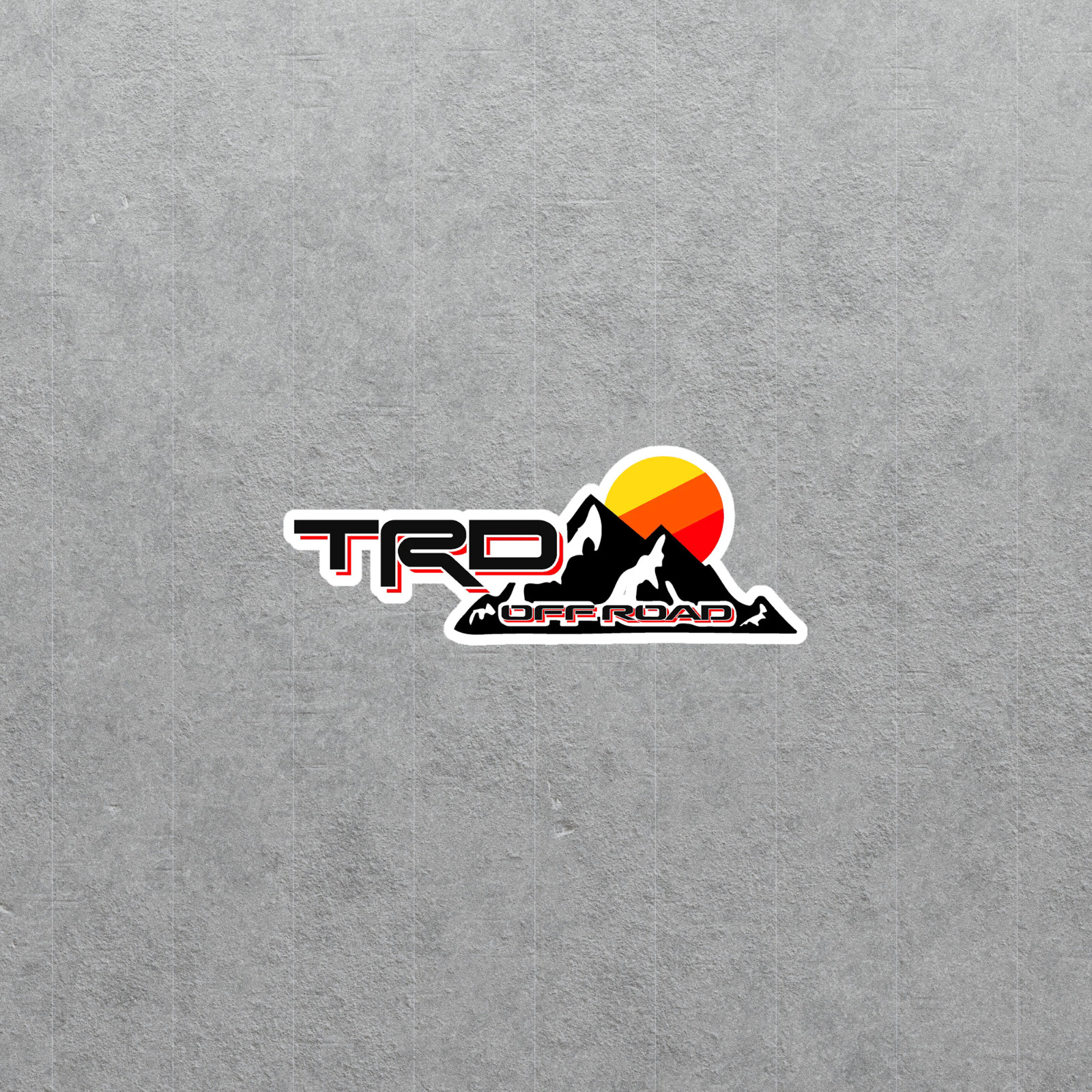 TRD 4X4 Off Road Racing Developement Tacome Tundra Truck Decal Sticker #4852