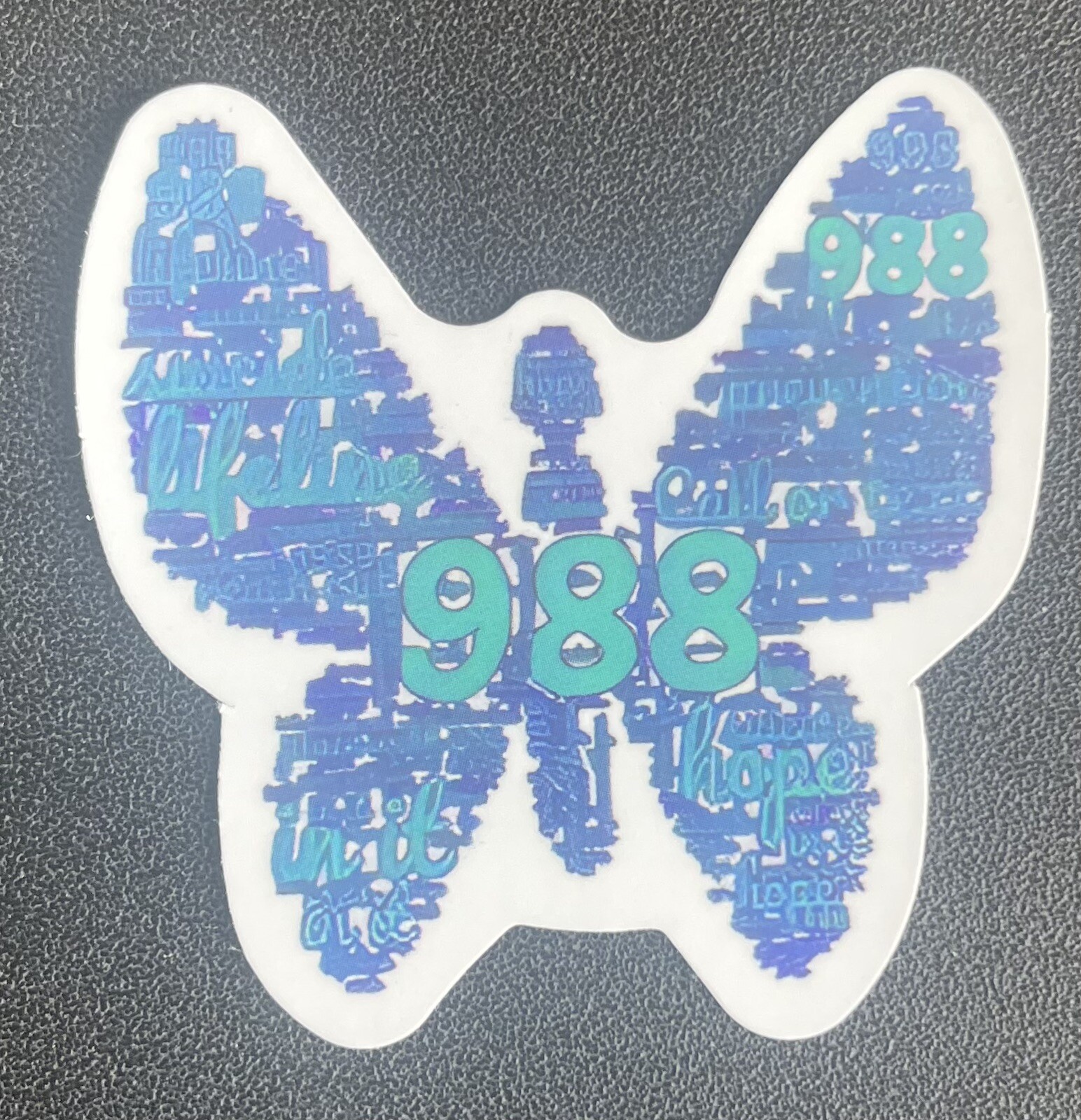 12 Suicide Prevention Awareness Stickers Purple Teal As Shown