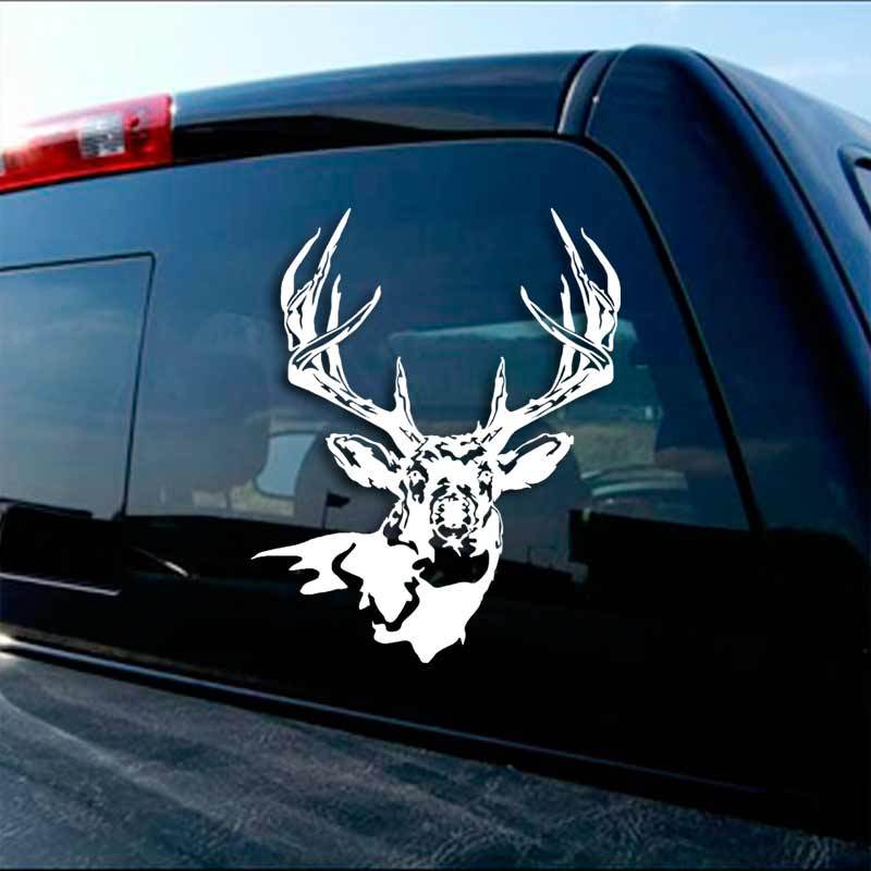 Truck Window Deer Decal Hunting Buck Archery Sticker for Hoyt Browning PSE