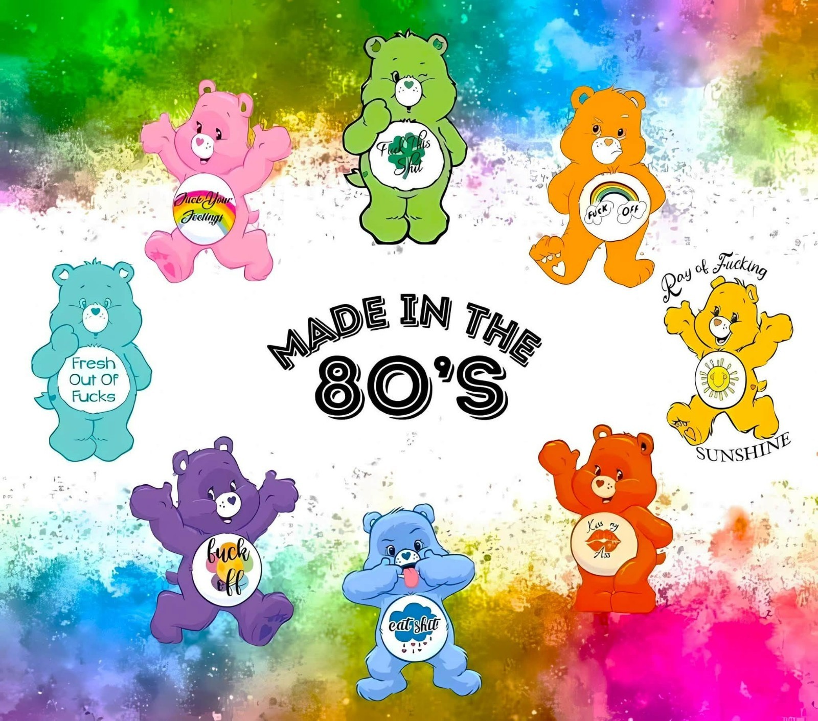 Made in the 80's Sticker Decal Laptop Wall Mirror Cup Tumblr Locker Bin