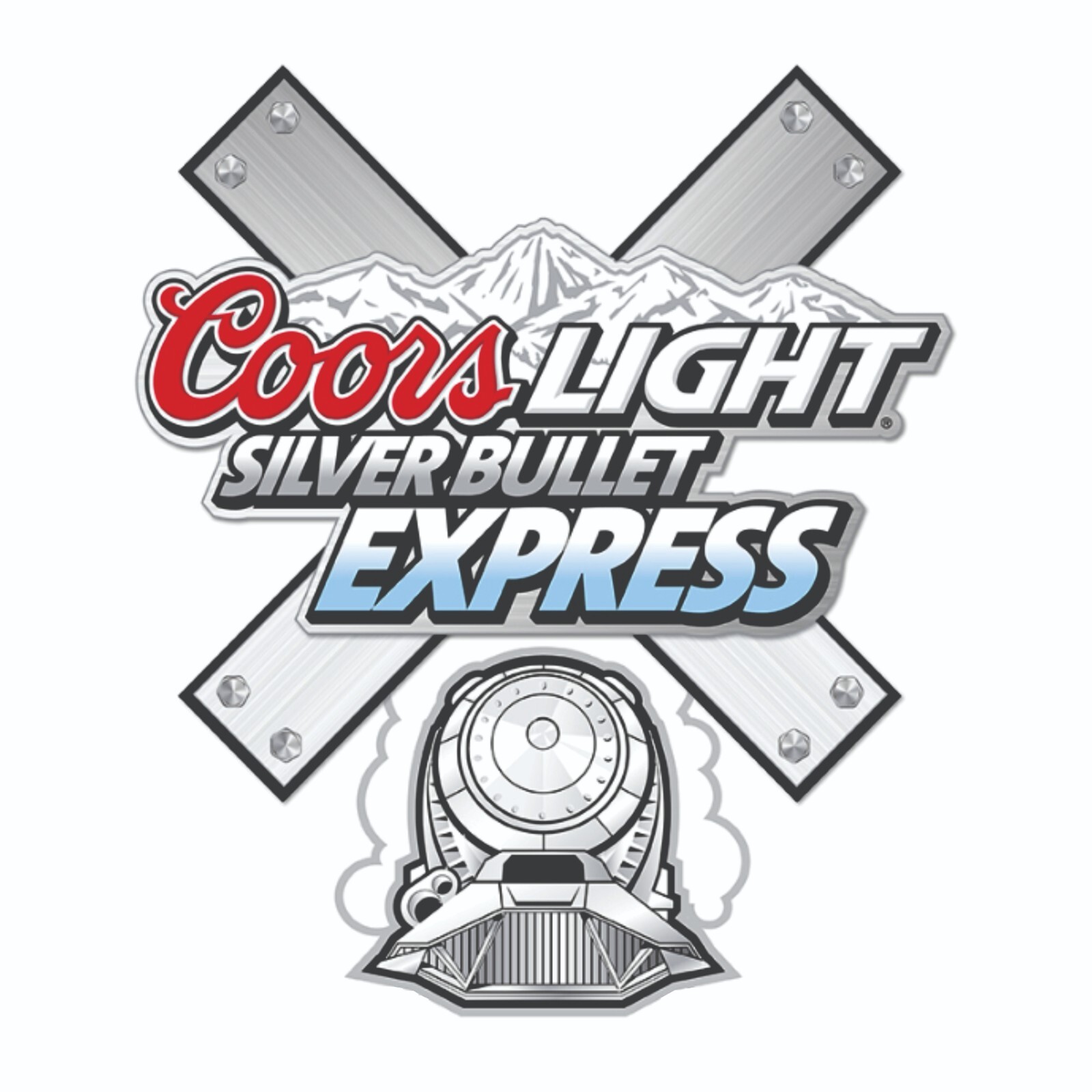 Coors Light Silver Bullet Express Sticker Decal Bumper Sticker