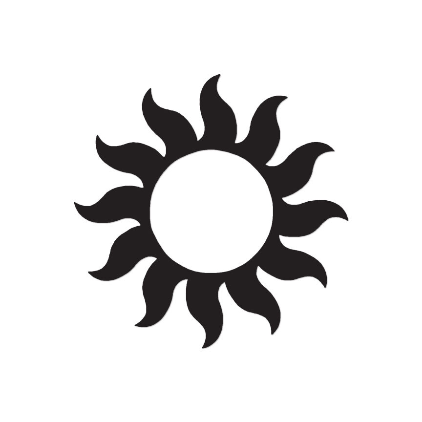 Sun Art – Vinyl Decal Sticker – Multiple Color & Sizes – ebn671