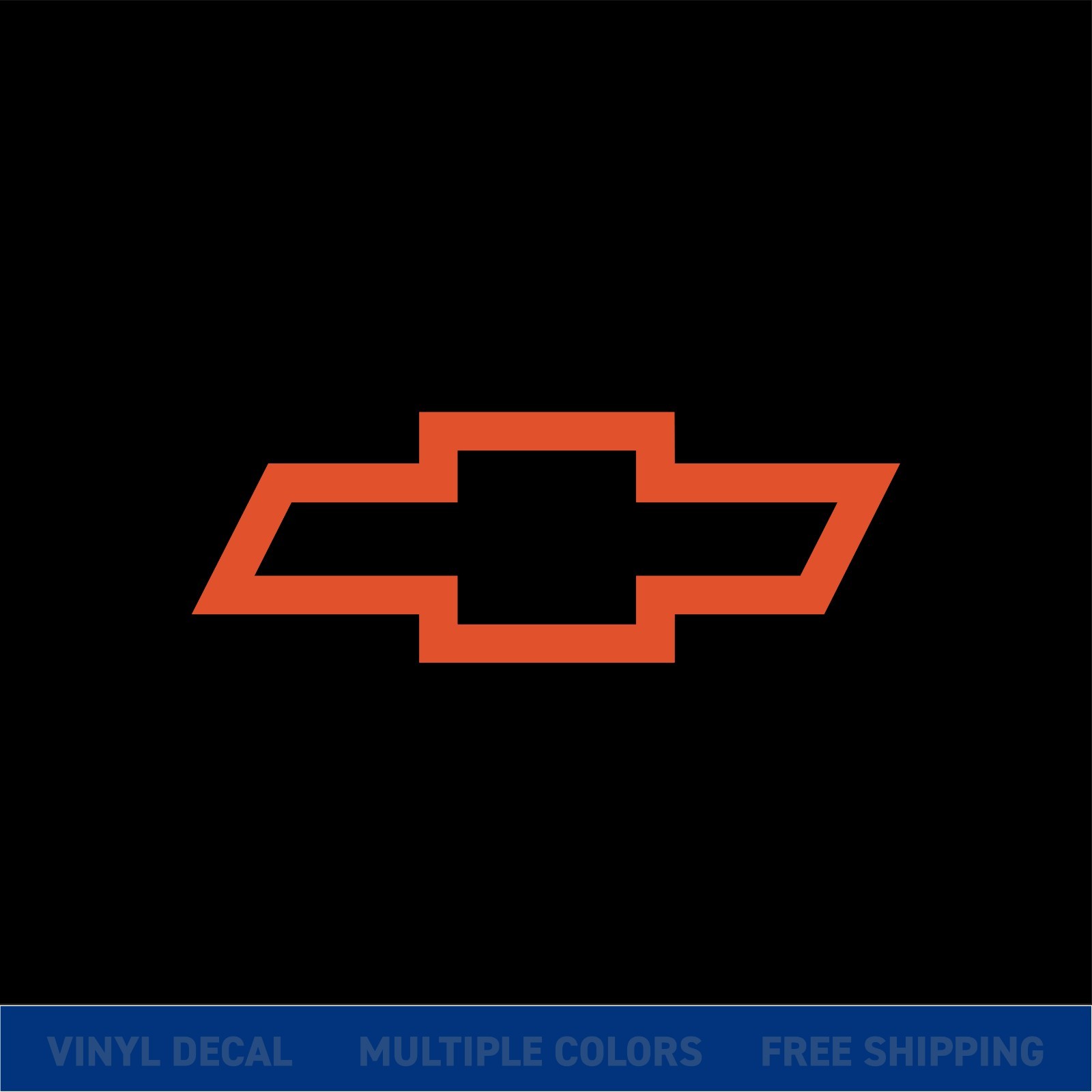 Chevy Bowtie Logo Vinyl Decal Sticker | Chevrolet Truck Car Window Graphic