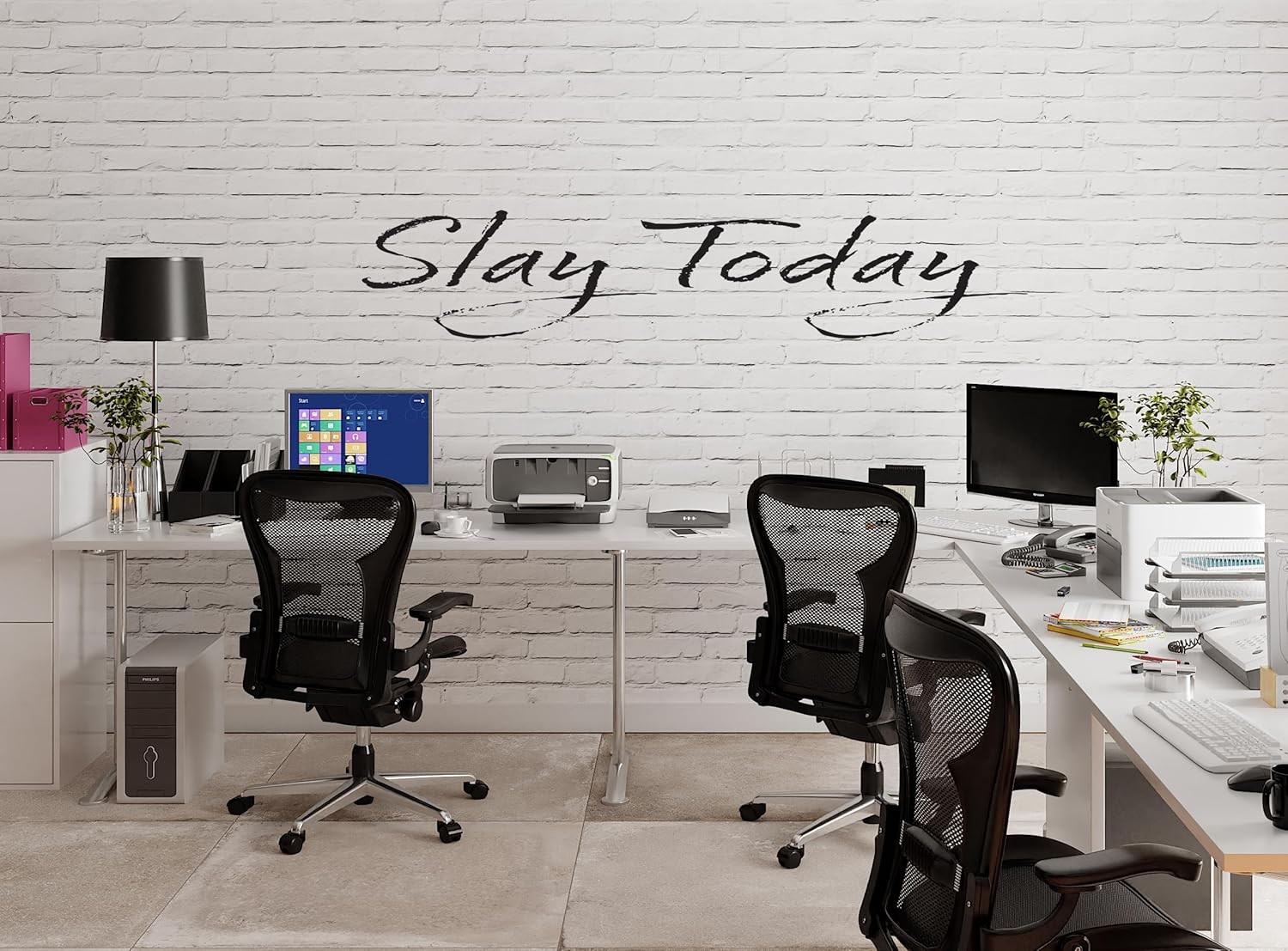 Motivational Quote Wall Art 23in Vinyl Sticker Peel & Stick Home Office Decor