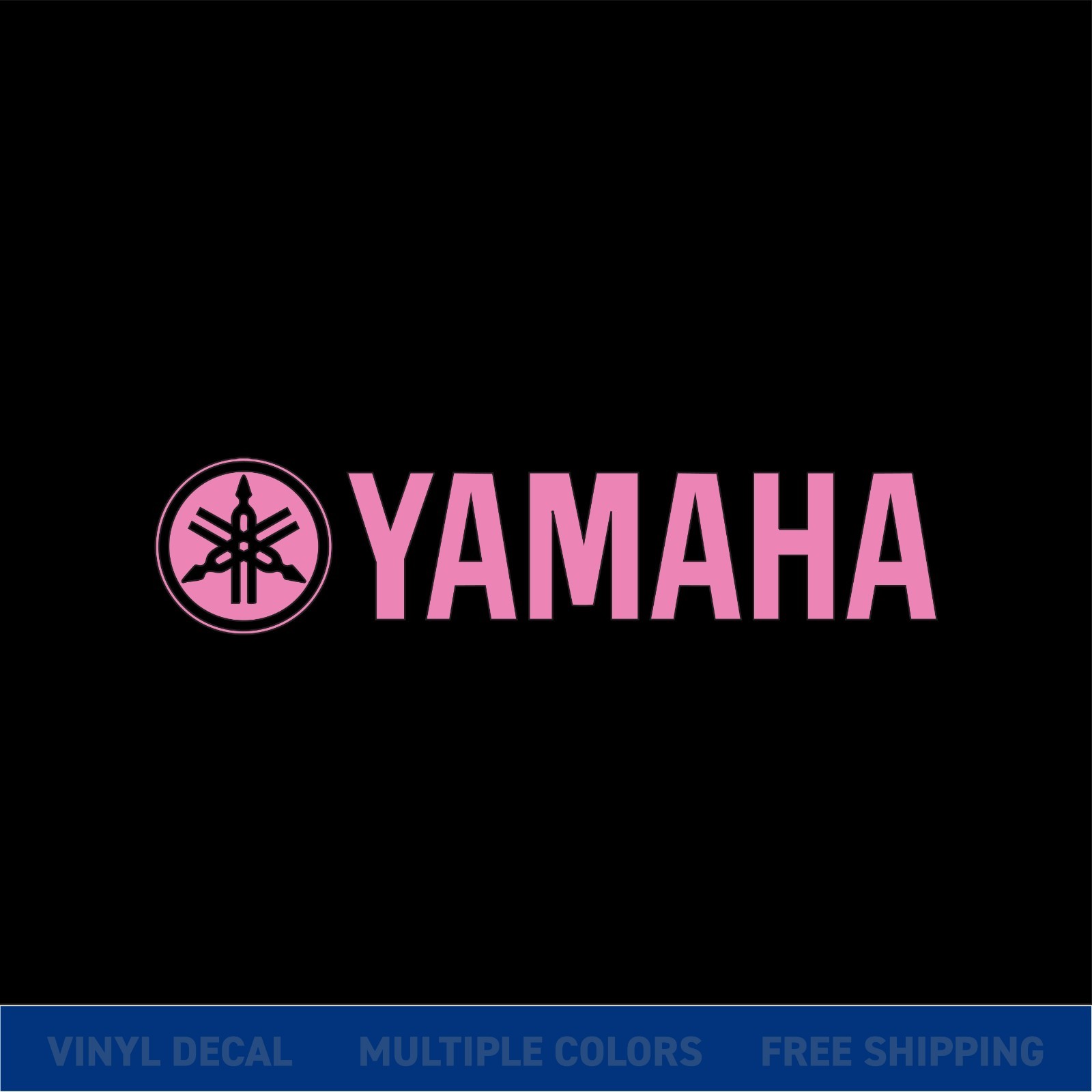 Yamaha Logo Vinyl Decal Sticker | Motorcycle Car Window Bike Graphic | xColors
