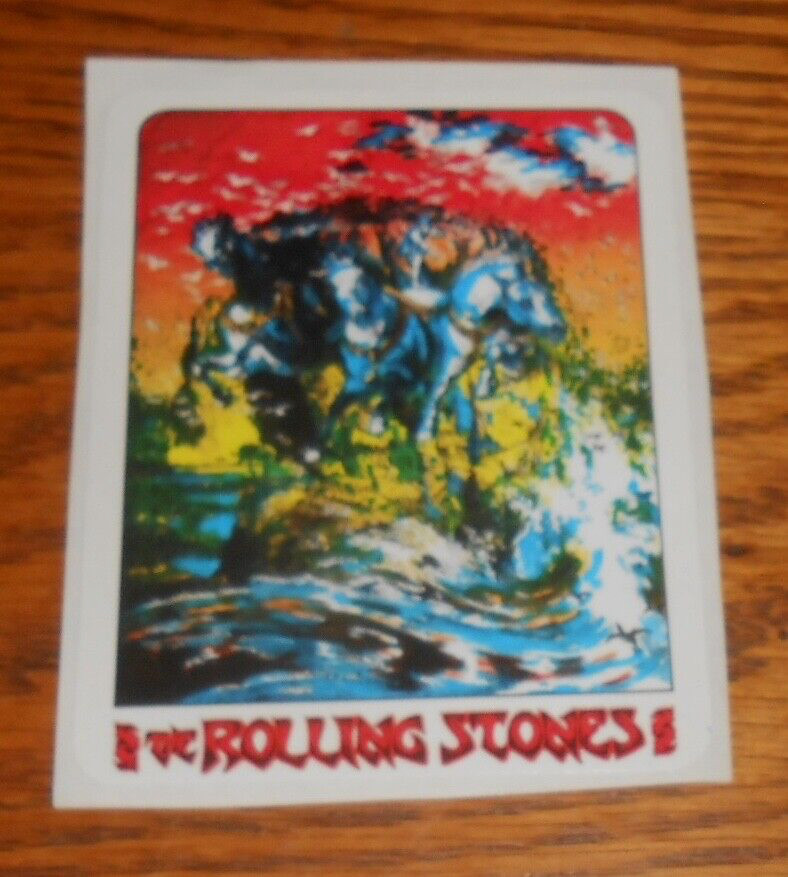 Rolling Stones Sticker Vintage 3×3.5 RARE horses