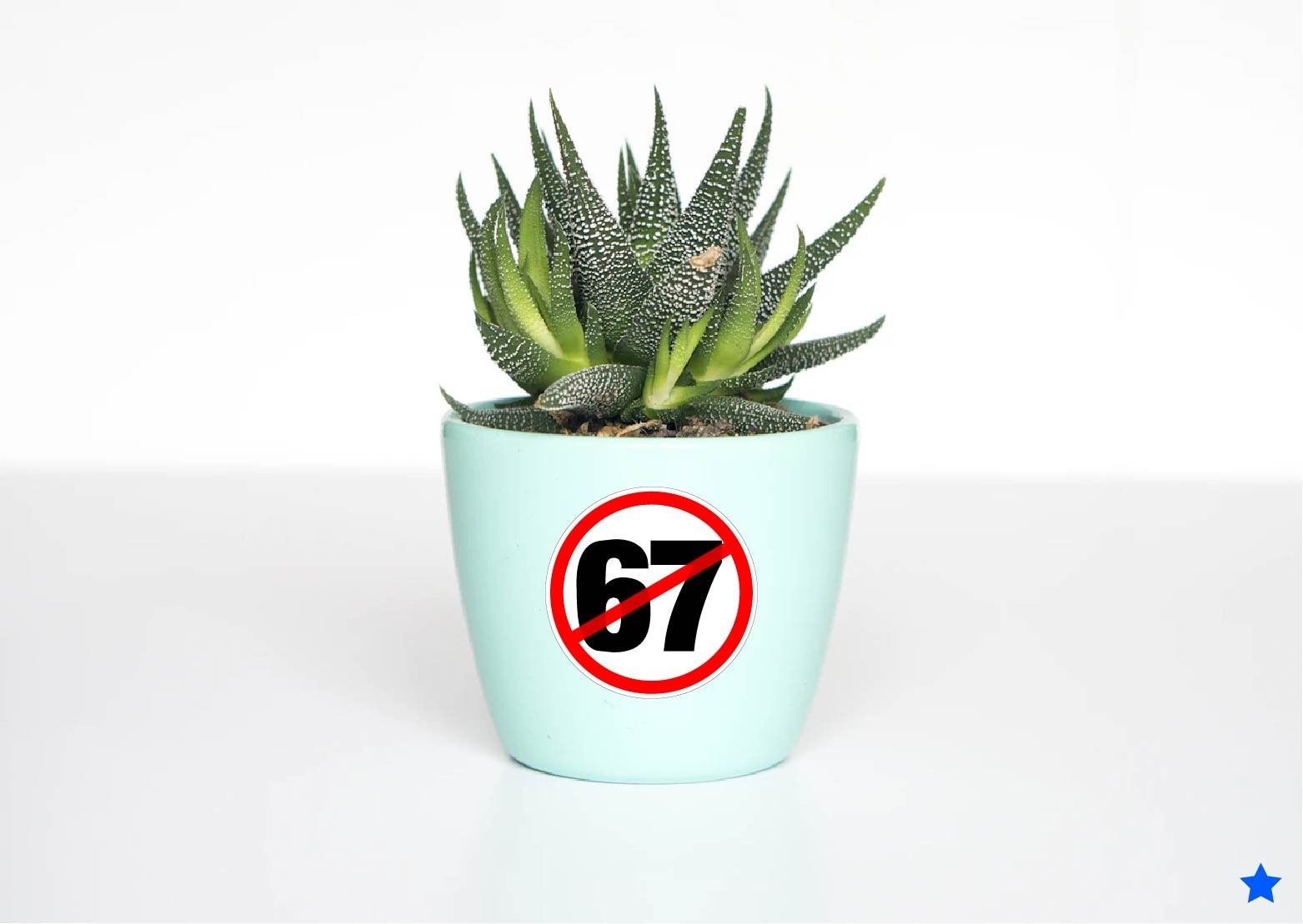 No 67 Decal Sticker Meme Trending Trend Post Stop 6 7 Mid Beep Teen Parents Gift