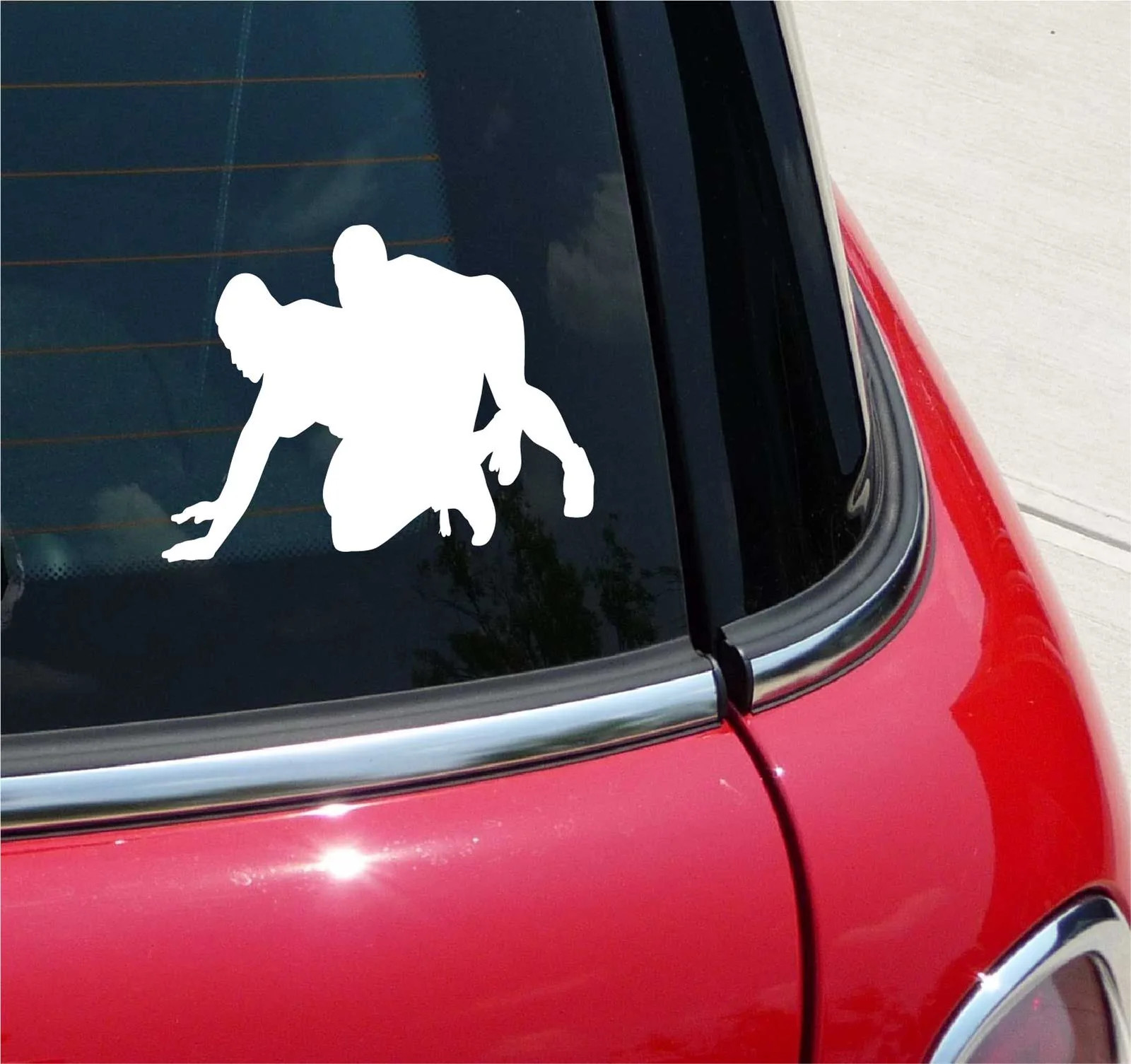 WRESTLING #3 WRESTLE WRESTLERS GRAPHIC DECAL STICKER ART CAR WALL