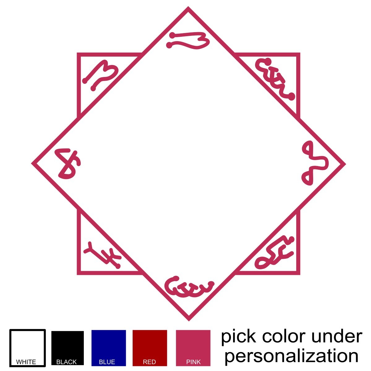 Alastair's Reaper Trap Symbol, Supernatural Decal, you pick color and size