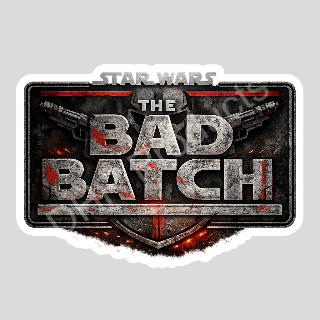Star Wars The Bad Batch Weather Resistant Vinyl Sticker/Decal