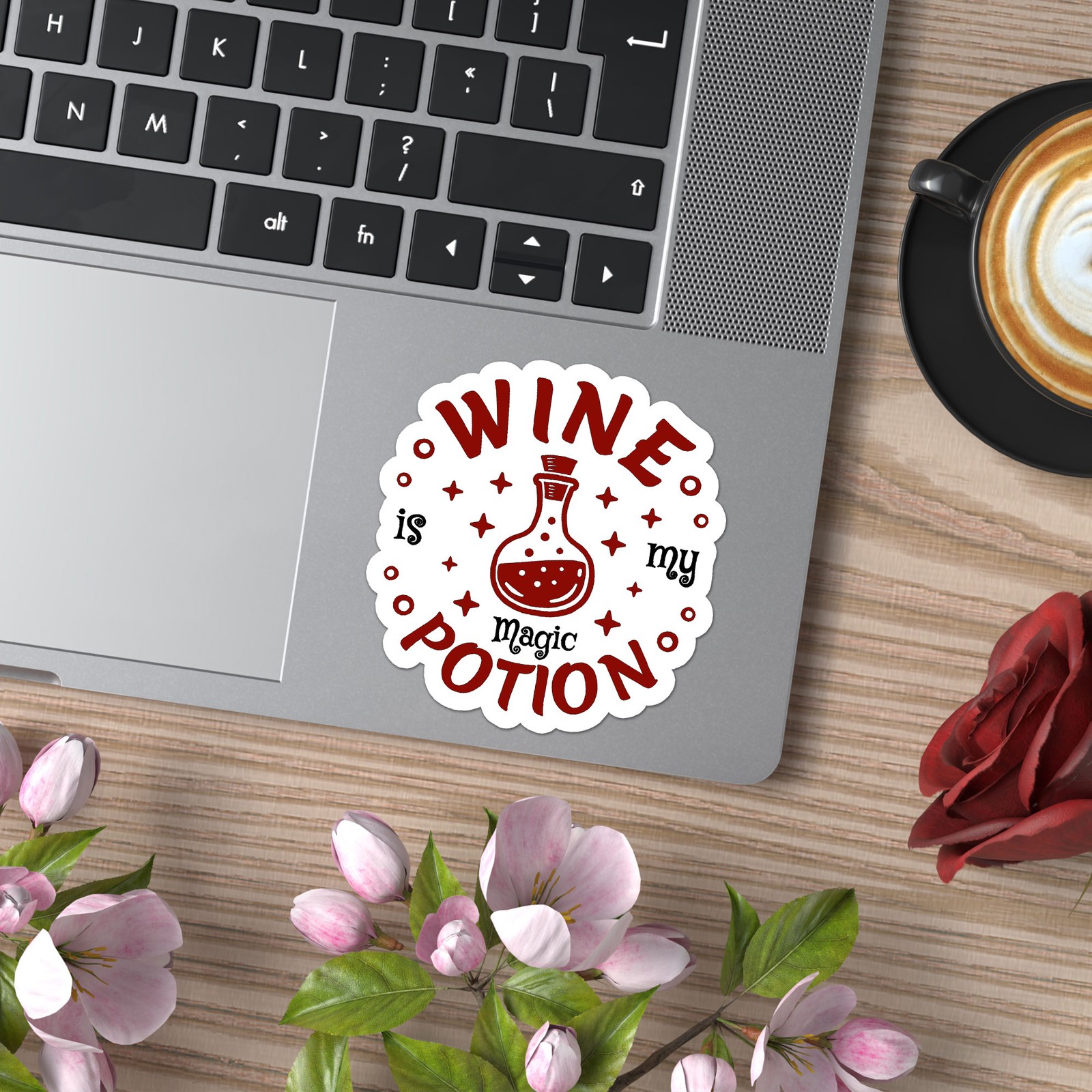 Wine Magic Potion – Vinyl Decal Sticker – Car Window Laptop – ebn11831