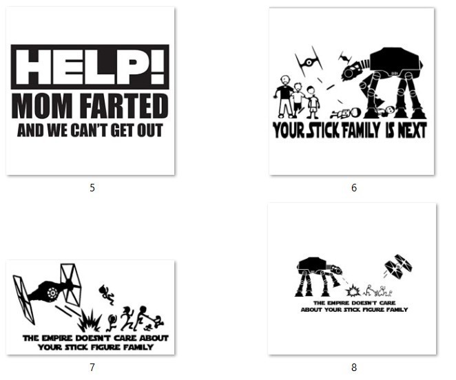 Family Decals 5"