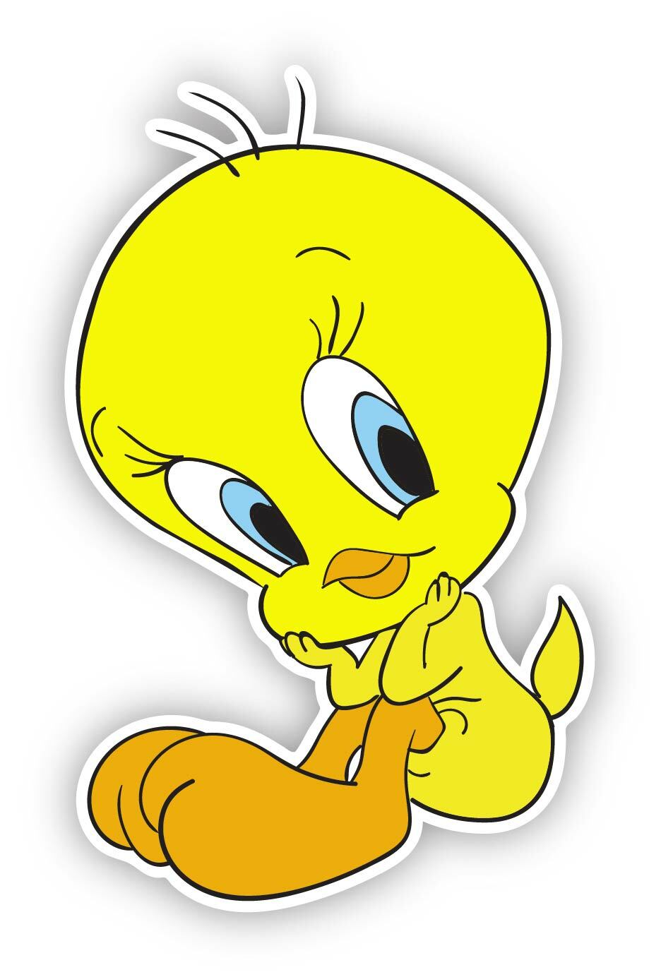 Tweety Bird Looney Tunes Cartoon Comic Sticker laptop wall car phone Kids Family