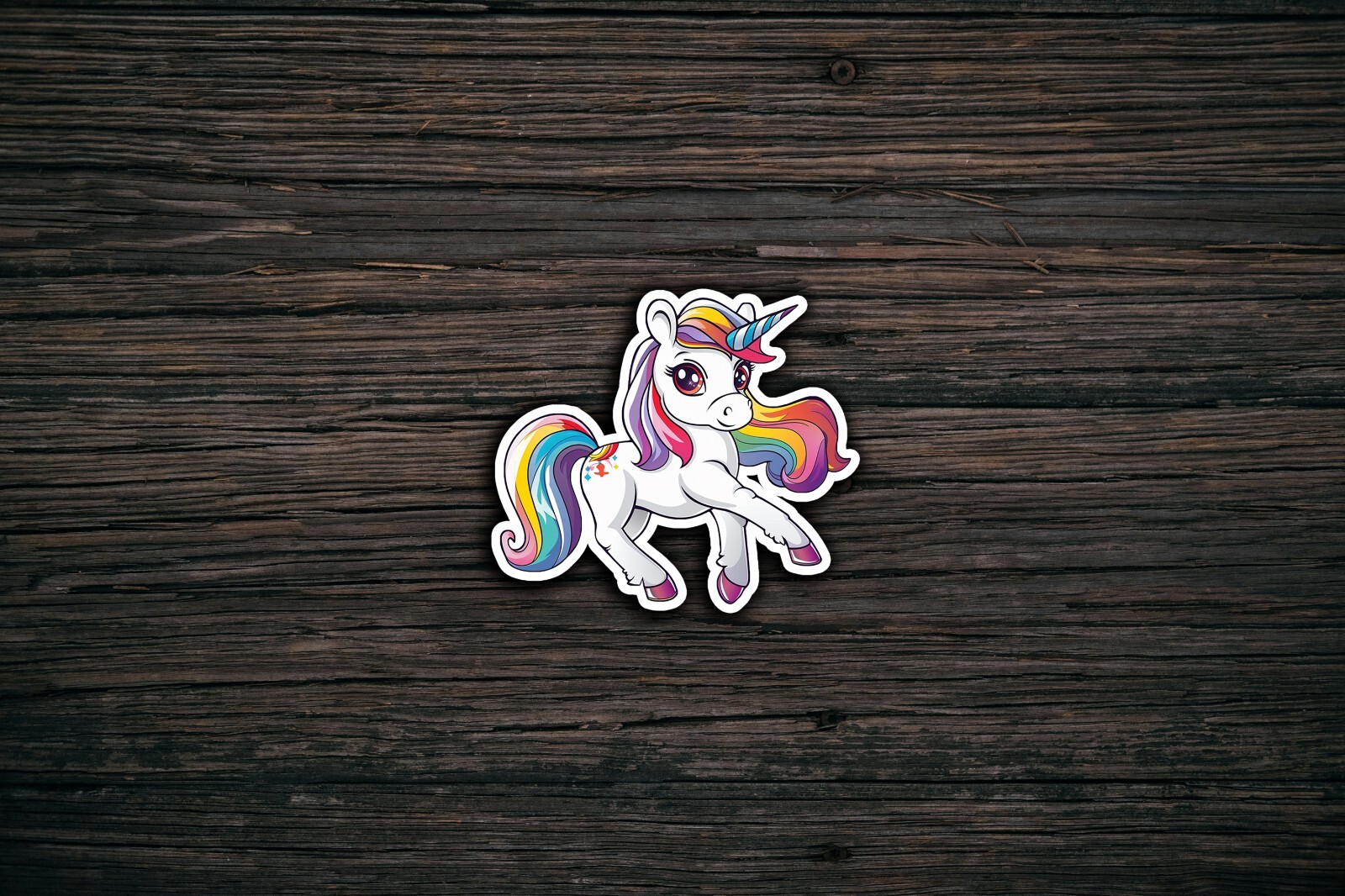 Cute Unicorn Sticker | Waterproof | Sticker | Laptop | Fantasy Sticker