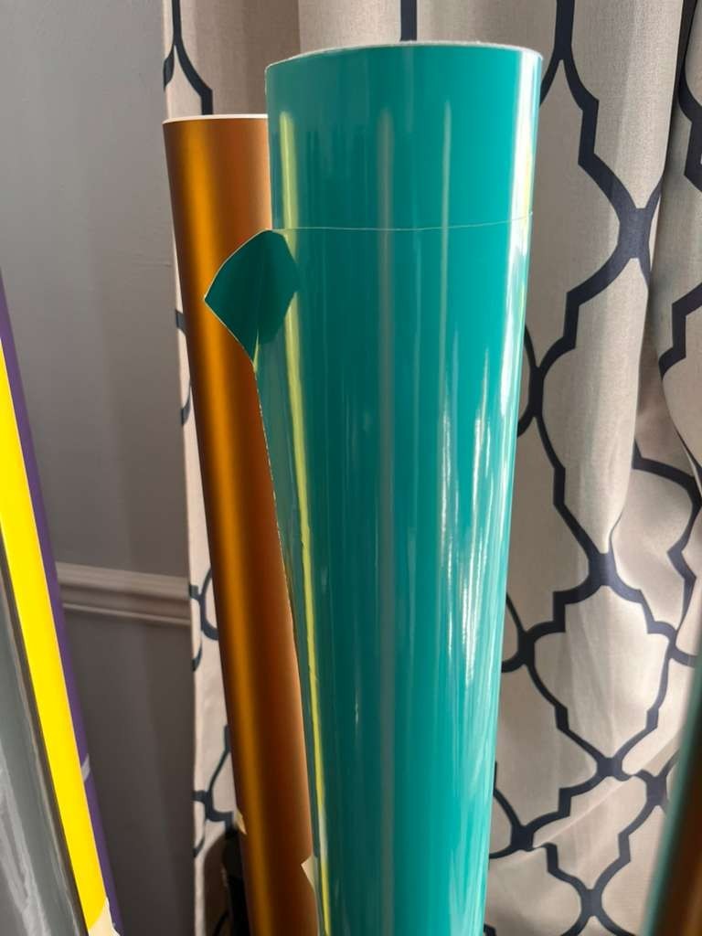 ORACAL 651 Calendered Vinyl Film roll 48 in by 7.5 yards Turquoise 054