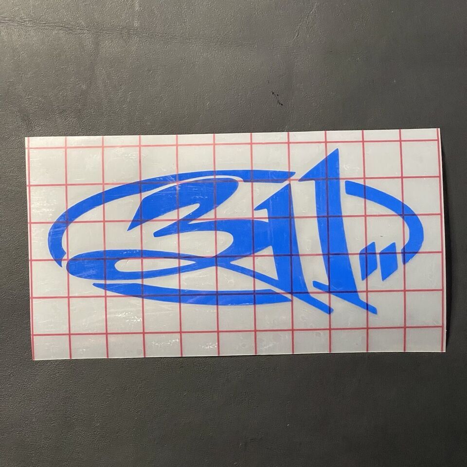 311 Car Decal Vinyl Band Logo Glossy Bumper Sticker Rock Reggae Hip Hop