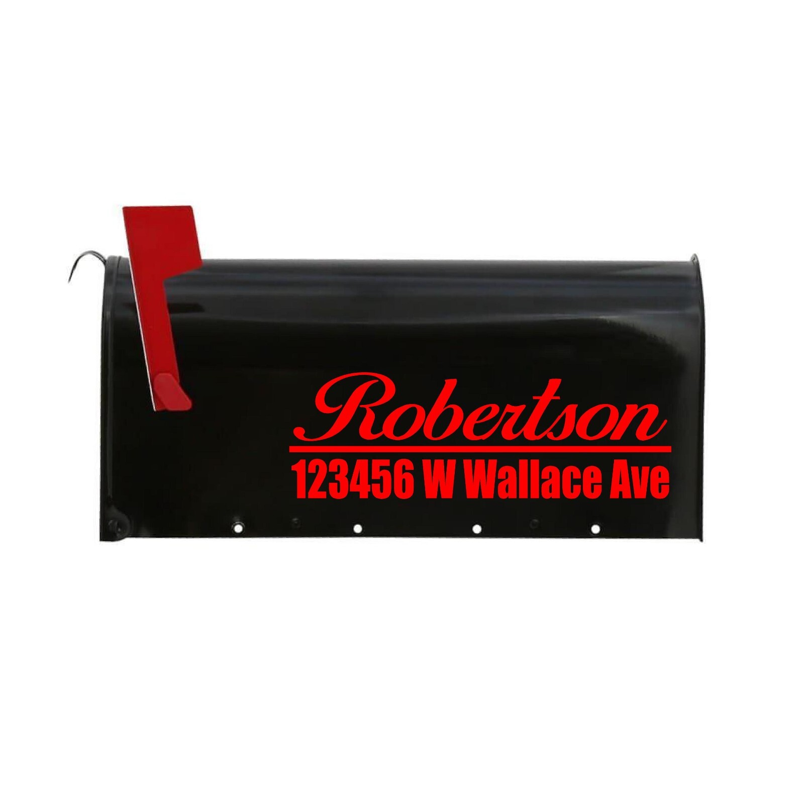 Pair Mailbox Stickers Letters Personalized Custom Address Numbers Name Decal