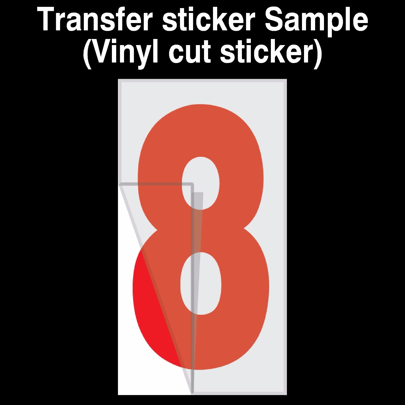 0-9 Numbers Vinyl Decal Sheet, 5 sets of 0-9, Mailbox Hobby Sports 50 Numbers