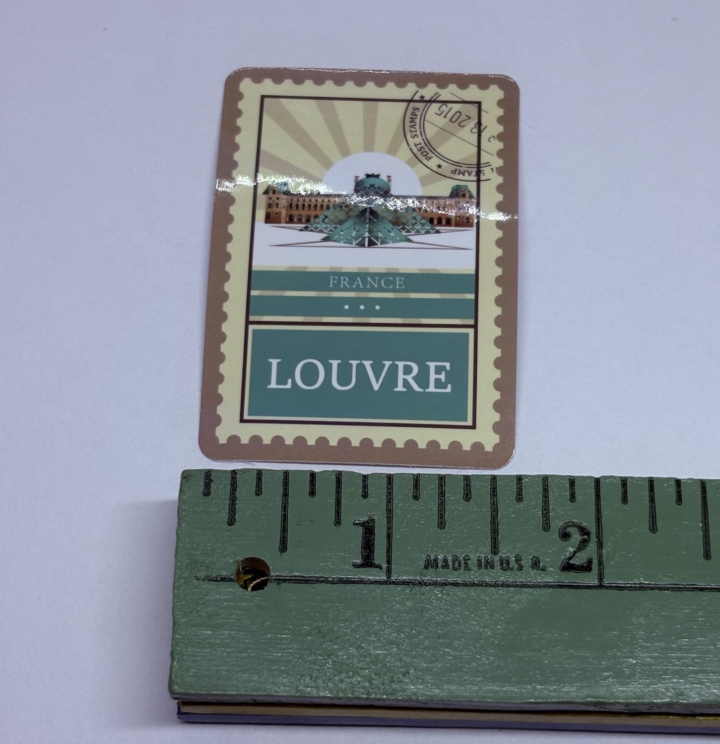 France Lourve Postage Stamp Novelty Sticker Vinyl Decal Travel Cool Art Tc9