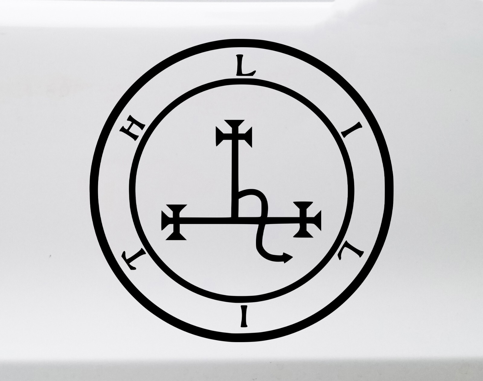 Sigil of Lilith Vinyl Decal V1 – Dark Moon Feminine Strength – Die Cut Sticker