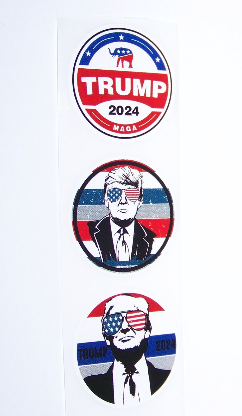 DONALD J. TRUMP Cut Sticker Decal America Politics President 5 mini Stickers USA