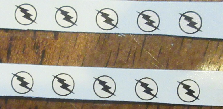 Decals Warhammer 40K Space Marines Transfers Lightning Bolt B