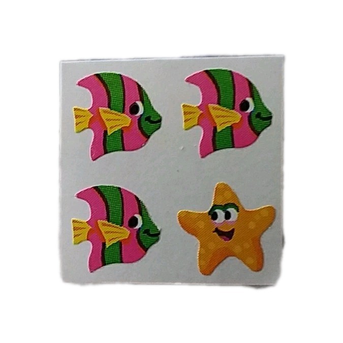Small Fish And Starfish Sticker