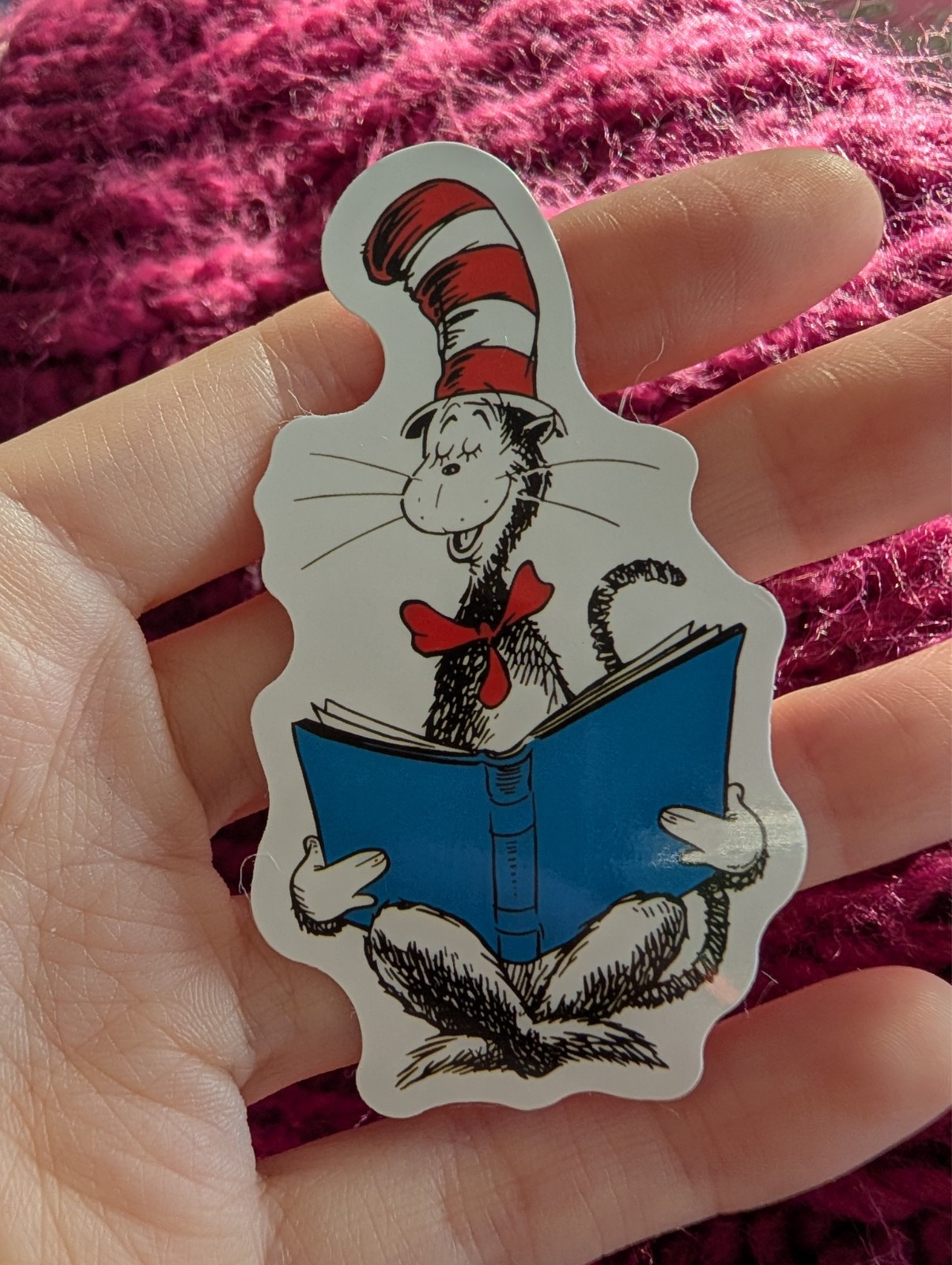 Dr. Seuss Sticker, cat in hat