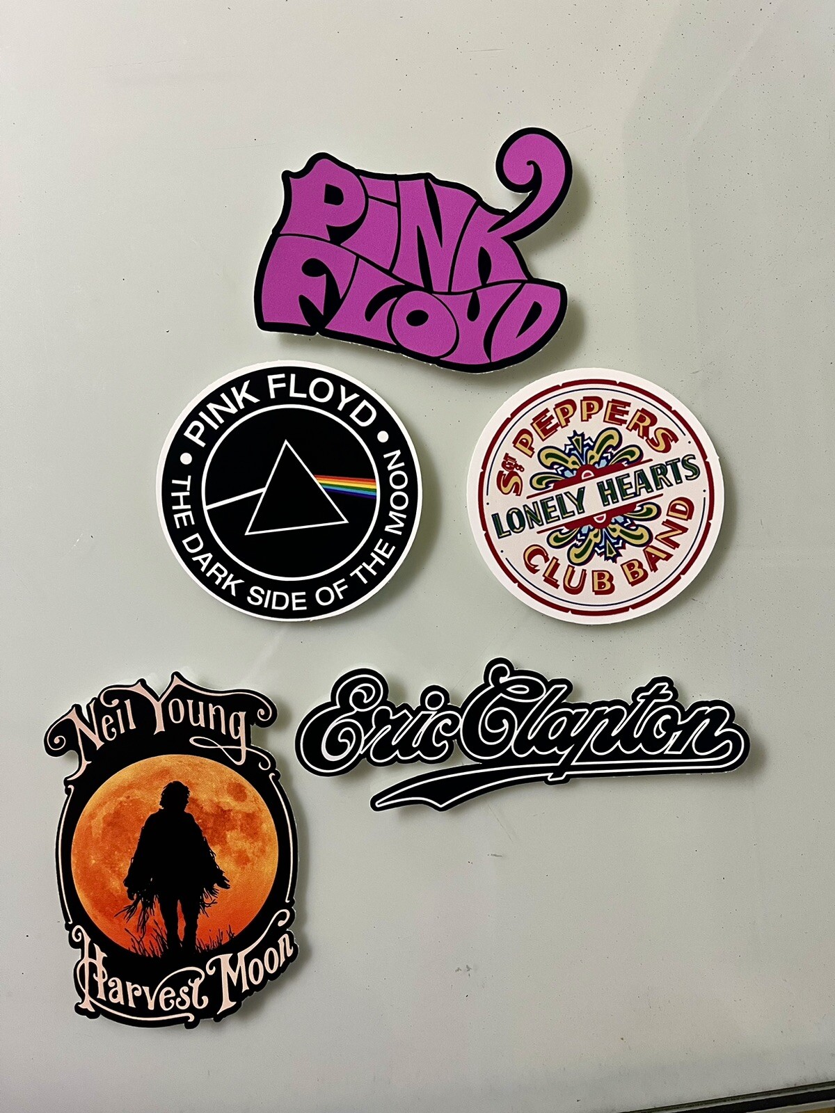 Classic Rock Sticker Pack – Jimi Hendrix, Rolling Stones, The Beatles, The Doors