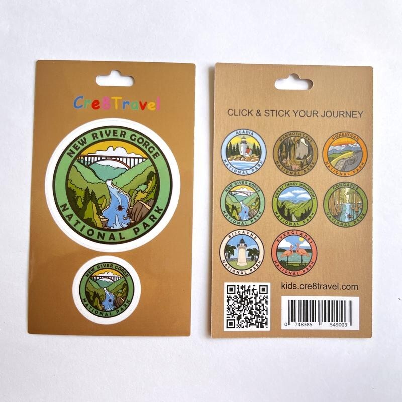 Mammoth Cave National Park Sticker Set – 2-Pack Vinyl Stickers (2" + 1")