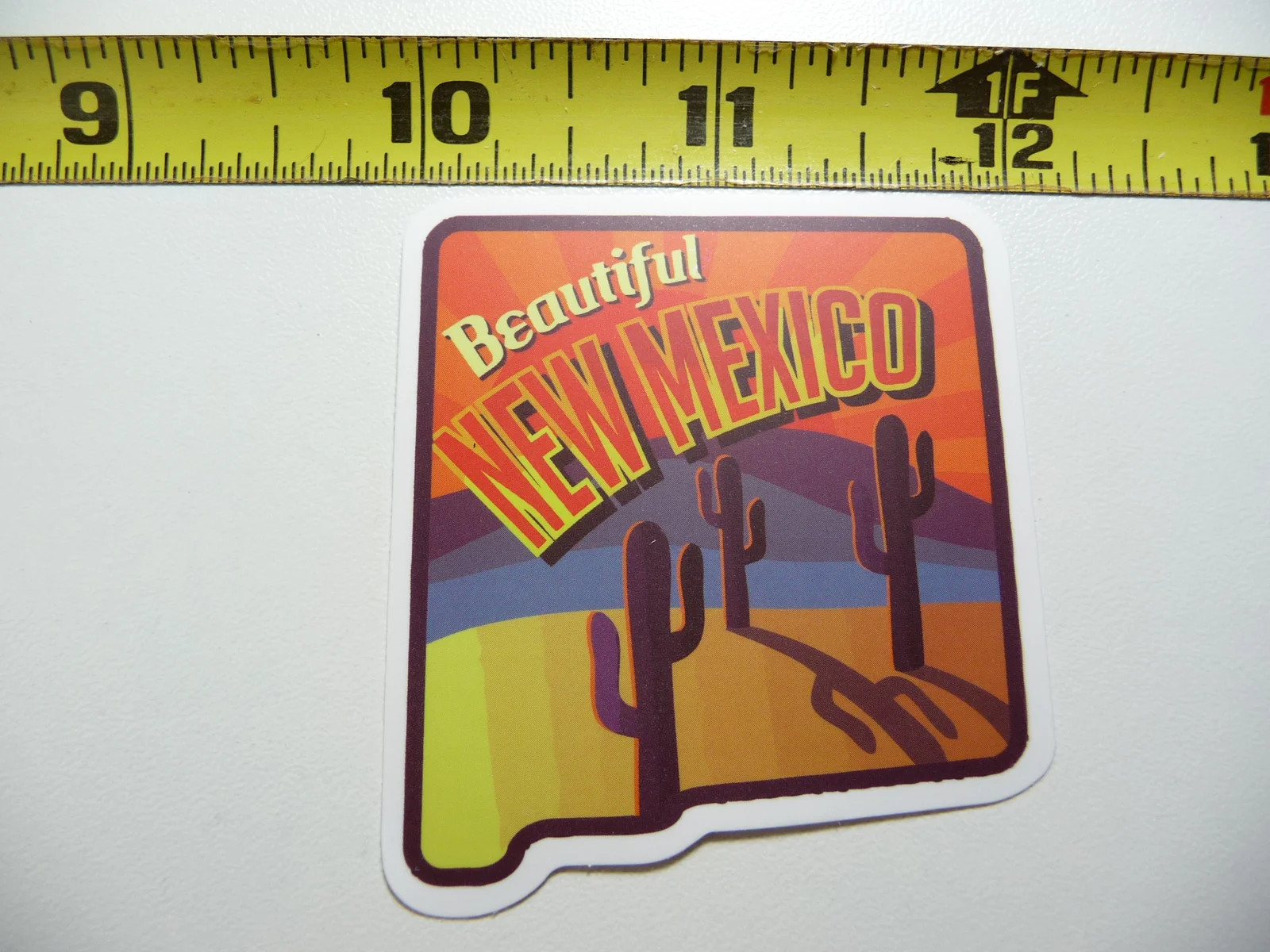 NEW MEXICO CACTUS SUN SMALL STICKER DECAL MINI TINY TRAVEL POSTER TOURISM