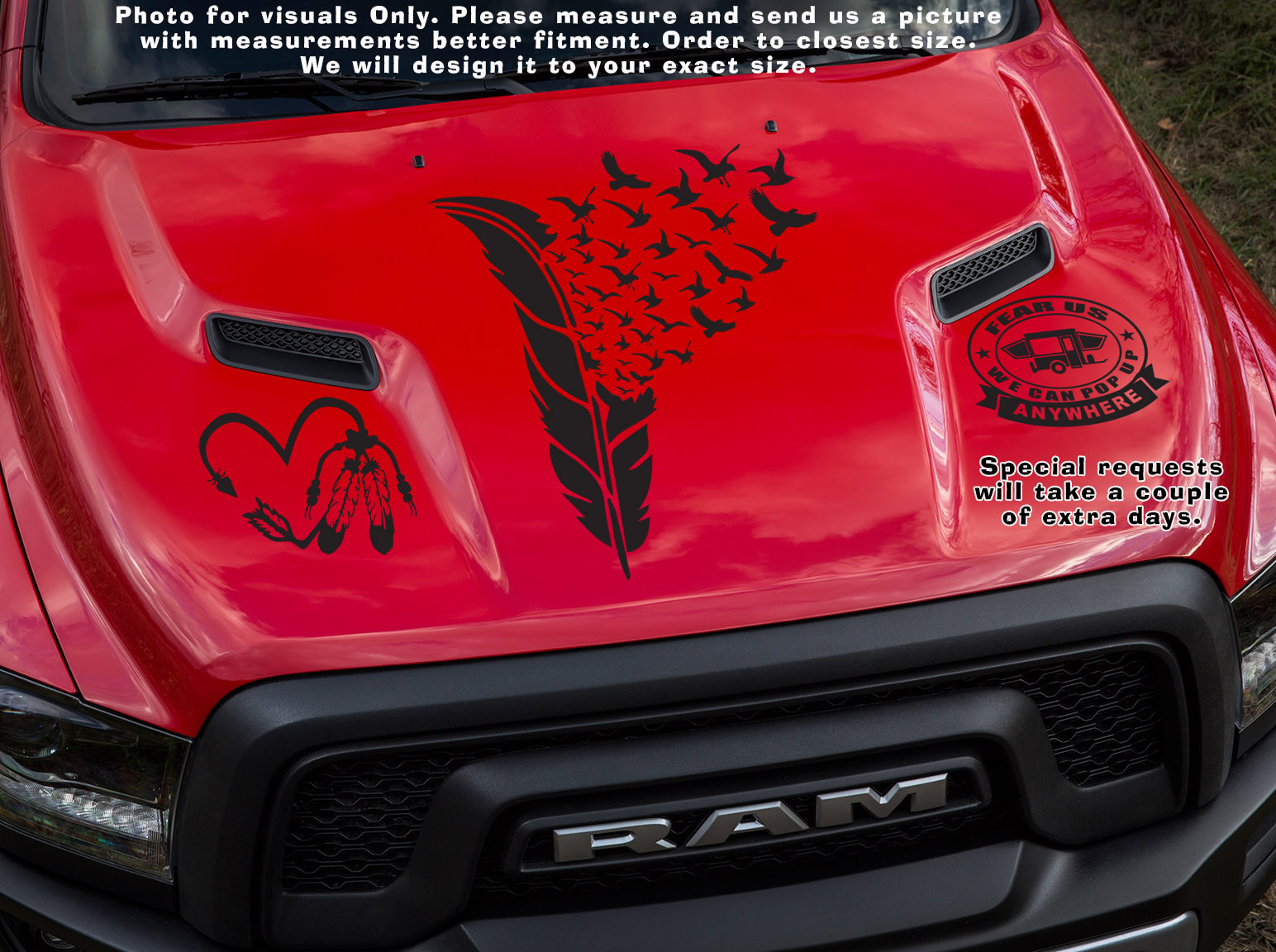 Feathers Birds Flying Native American Indian Spirit Decal Sticker